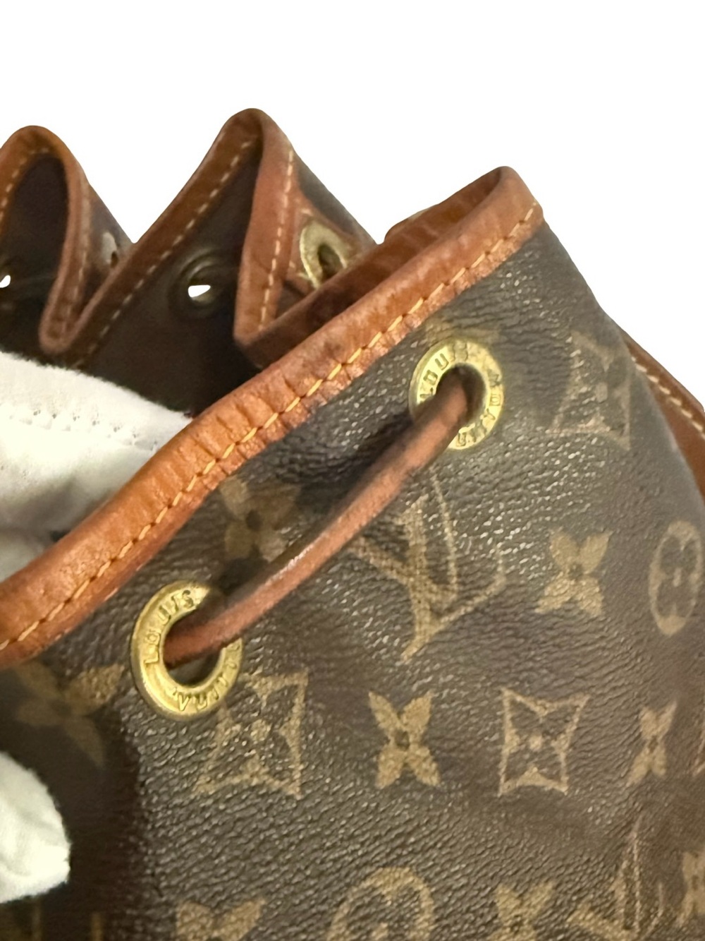 Authenticated Louis Vuitton Vintage Petite Noe Monogram Bucket Bag! EUC! COA! - Picture 14 of 16